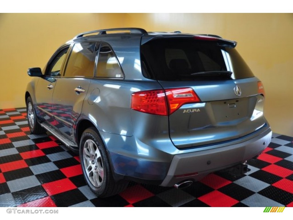 2007 MDX  - Steel Blue Metallic / Taupe photo #3