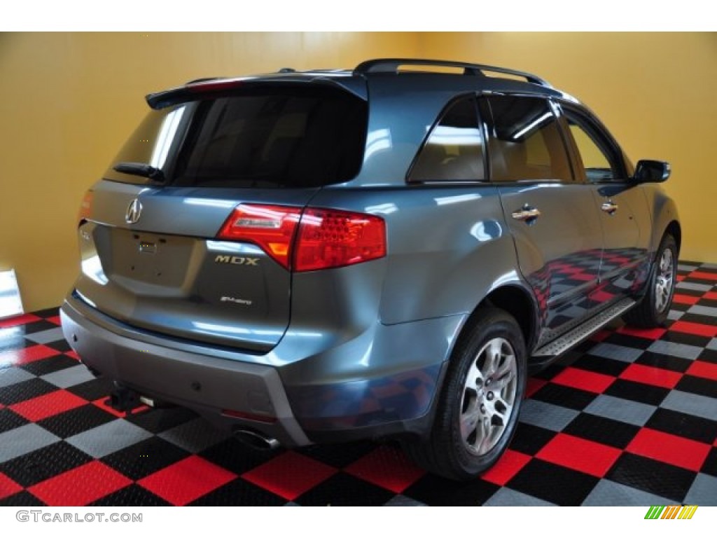 2007 MDX  - Steel Blue Metallic / Taupe photo #4