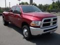Deep Cherry Red Crystal Pearl 2011 Dodge Ram 3500 HD ST Crew Cab 4x4 Dually Exterior
