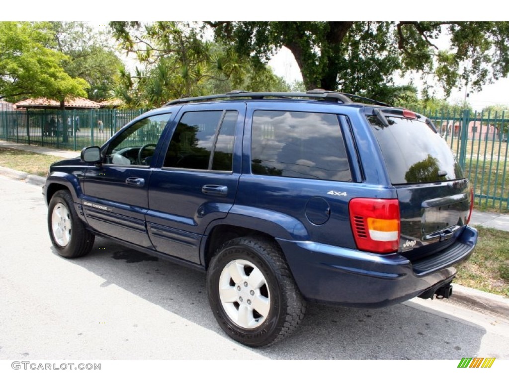 Patriot Blue Pearl 2001 Jeep Grand Cherokee Limited 4x4 Exterior Photo #50304765