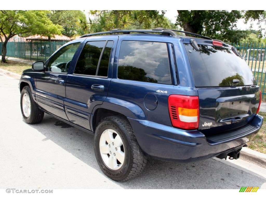 Patriot Blue Pearl 2001 Jeep Grand Cherokee Limited 4x4 Exterior Photo #50304780