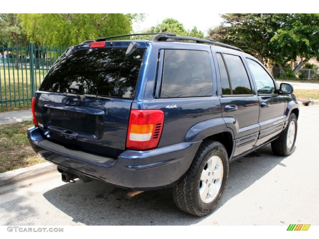 Patriot Blue Pearl 2001 Jeep Grand Cherokee Limited 4x4 Exterior Photo #50304789
