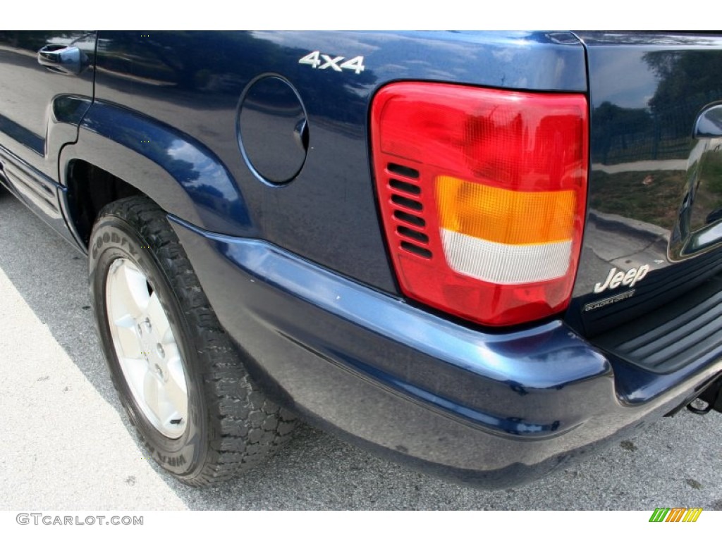 2001 Grand Cherokee Limited 4x4 - Patriot Blue Pearl / Agate photo #19