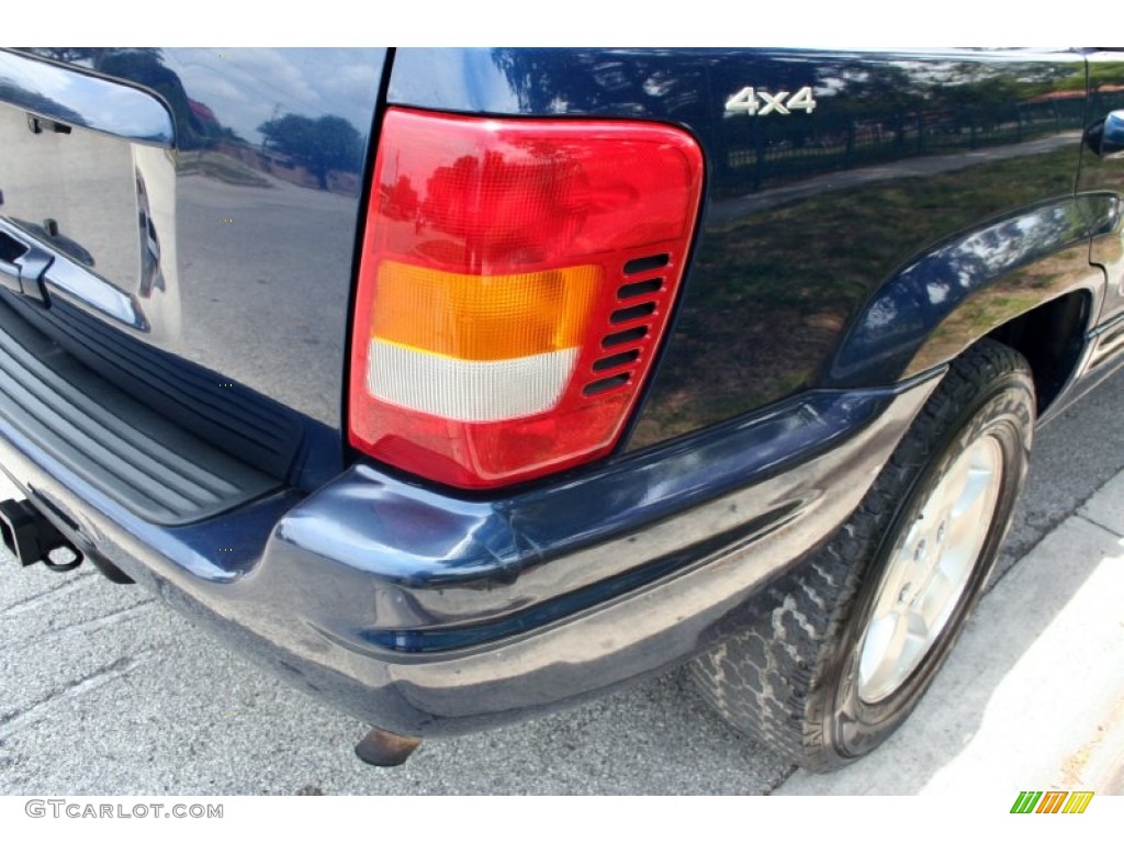 2001 Grand Cherokee Limited 4x4 - Patriot Blue Pearl / Agate photo #20