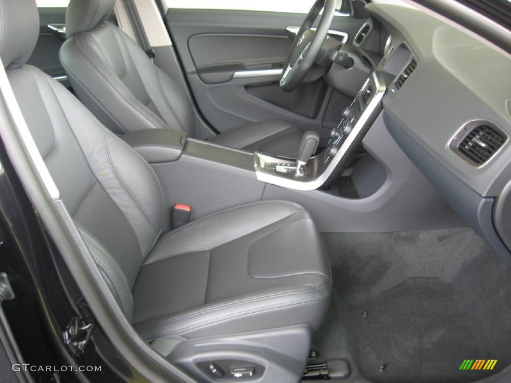 Off Black/Anthracite Black Interior 2012 Volvo S60 T6 AWD Photo #50305305