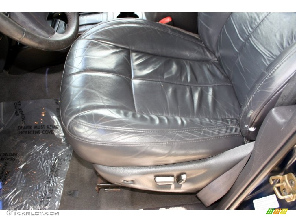2001 Grand Cherokee Limited 4x4 - Patriot Blue Pearl / Agate photo #43
