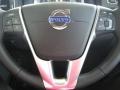 Off Black/Anthracite Black 2012 Volvo S60 T6 AWD Steering Wheel