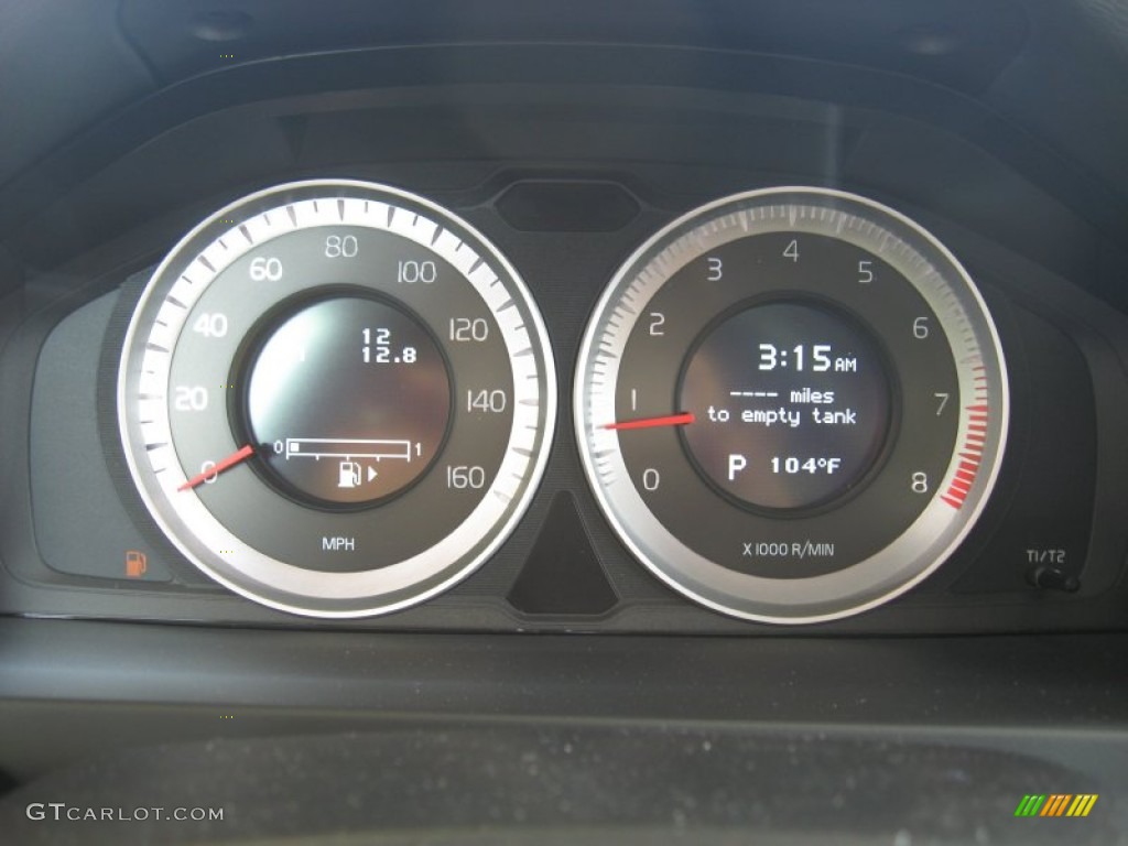 2012 Volvo S60 T6 AWD Gauges Photo #50305431