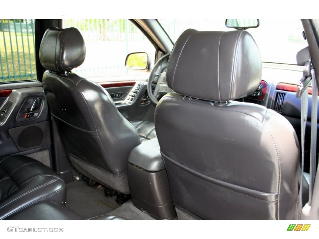 2001 Grand Cherokee Limited 4x4 - Patriot Blue Pearl / Agate photo #52