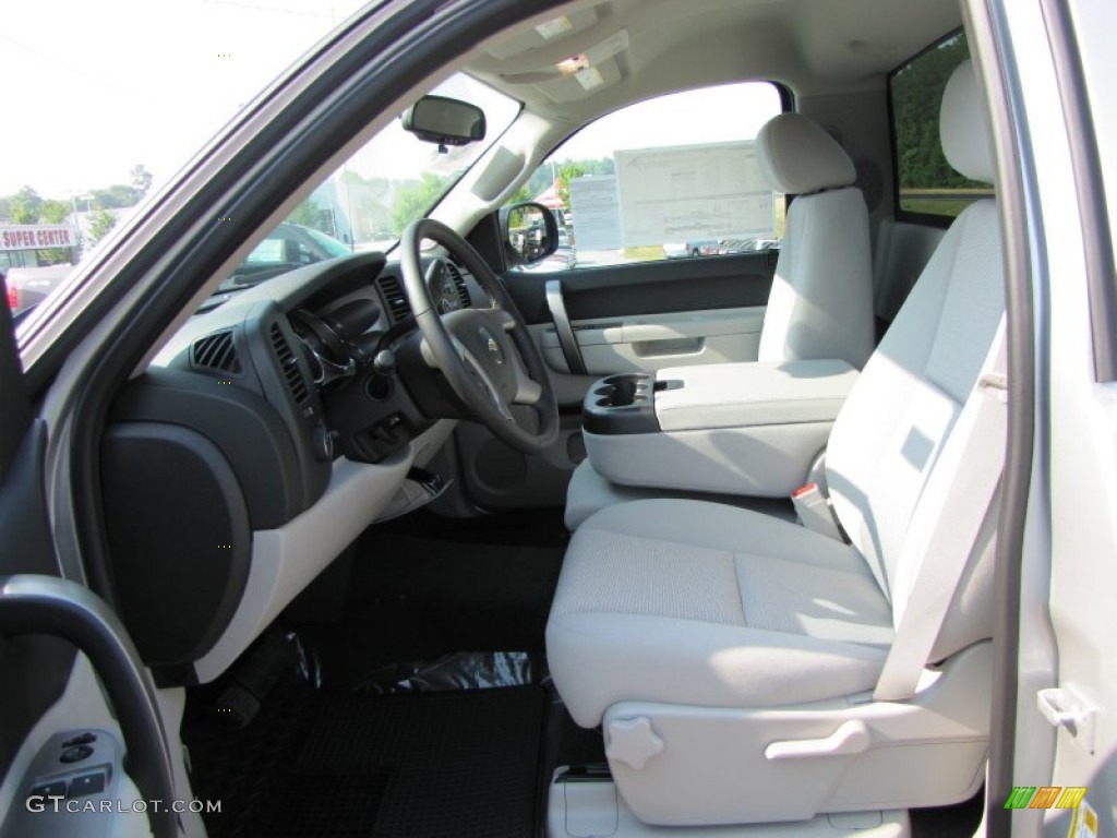 Light Titanium/Ebony Interior 2011 Chevrolet Silverado 1500 LT Regular Cab Photo #50305578