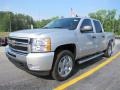 Sheer Silver Metallic - Silverado 1500 LT Crew Cab 4x4 Photo No. 3