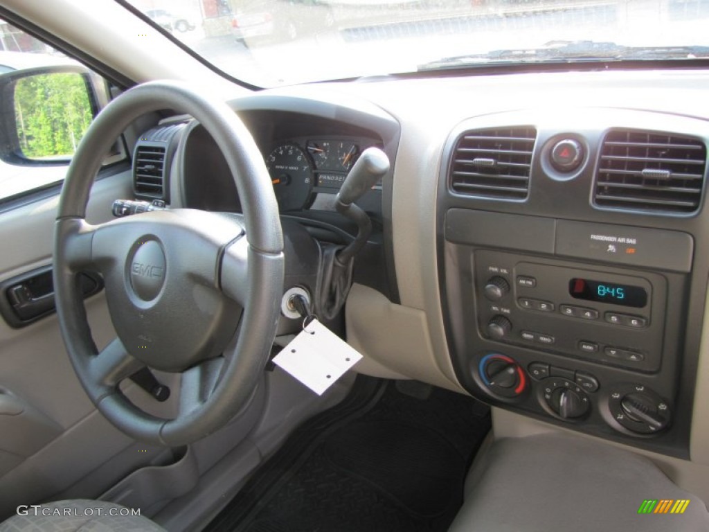2006 GMC Canyon SL Regular Cab Dark Pewter Dashboard Photo #50306505