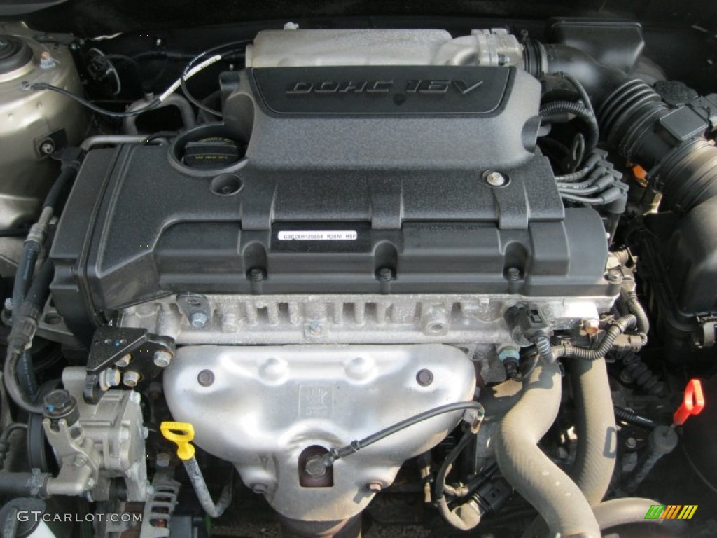 2007 Kia Spectra EX Sedan 2.0 Liter DOHC 16V VVT 4 Cylinder Engine Photo #50306541