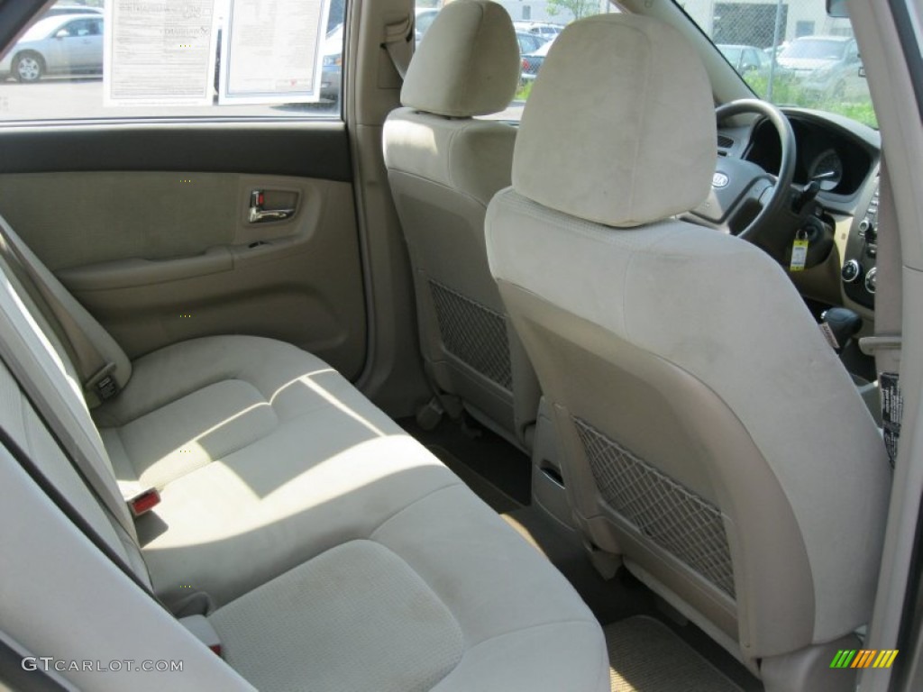 Beige Interior 2007 Kia Spectra EX Sedan Photo #50306722