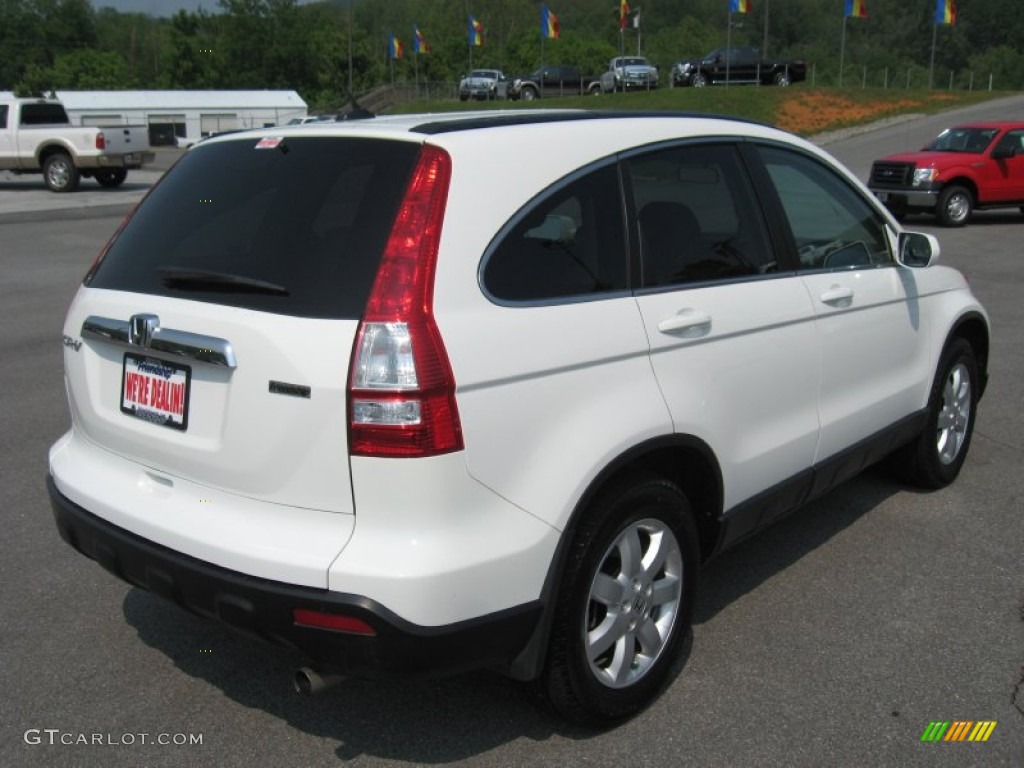 2009 CR-V EX-L - Taffeta White / Gray photo #6