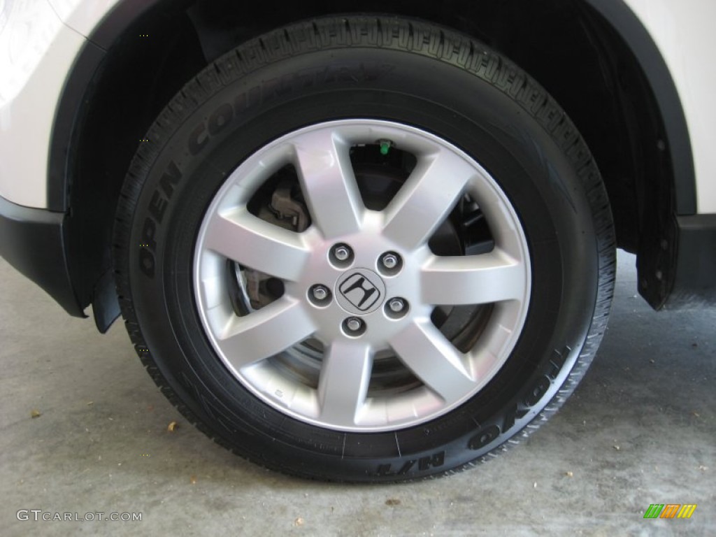 2009 CR-V EX-L - Taffeta White / Gray photo #10