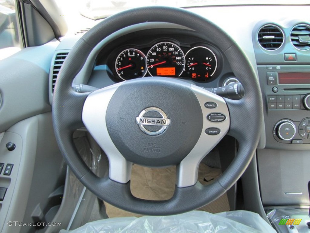 2012 Nissan Altima 2.5 Frost Steering Wheel Photo #50307678