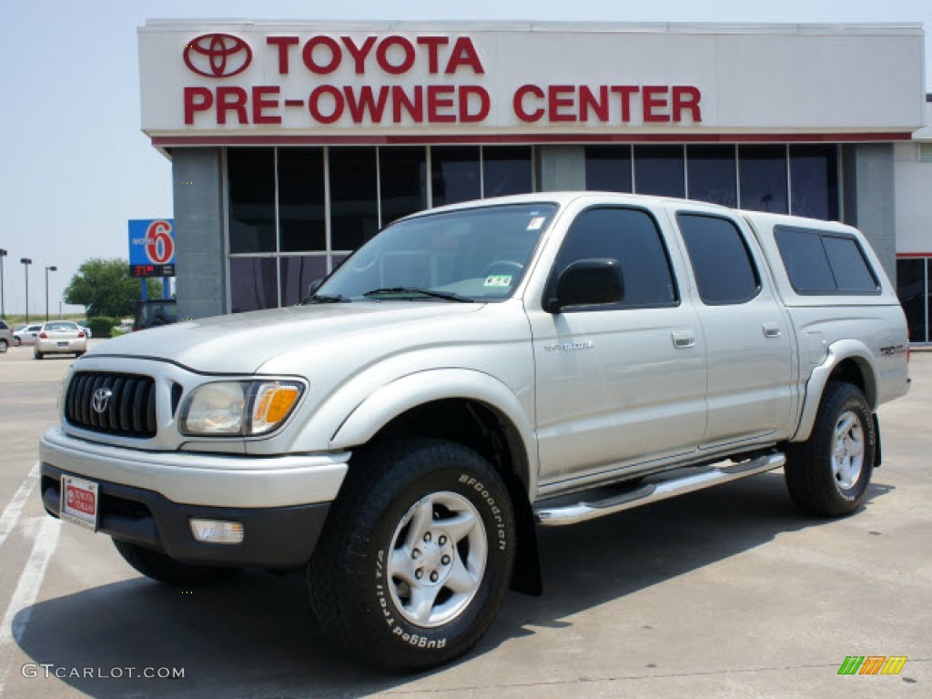 2003 Tacoma V6 TRD PreRunner Double Cab - Lunar Mist Silver Metallic / Charcoal photo #1