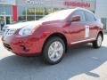 2011 Cayenne Red Nissan Rogue SV  photo #1