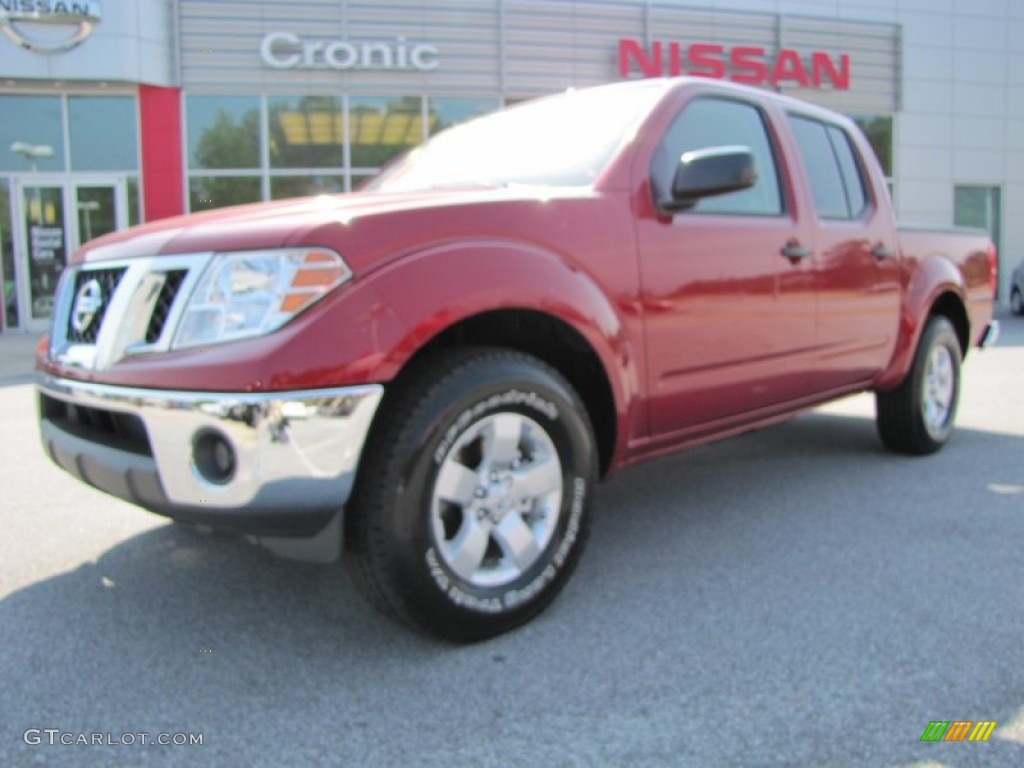 2011 Frontier SV Crew Cab - Red Brick / Beige photo #1