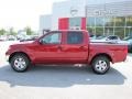 2011 Red Brick Nissan Frontier SV Crew Cab  photo #2