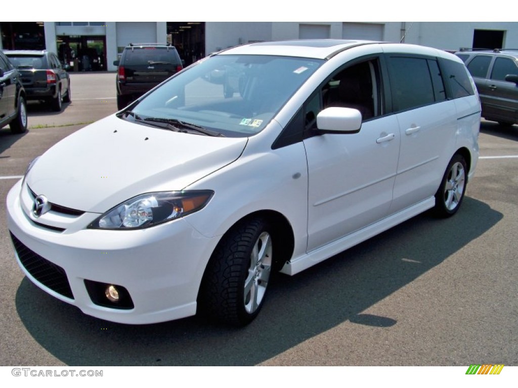 Whitewater Pearl Mica 2007 Mazda MAZDA5 Grand Touring Exterior Photo #50310807