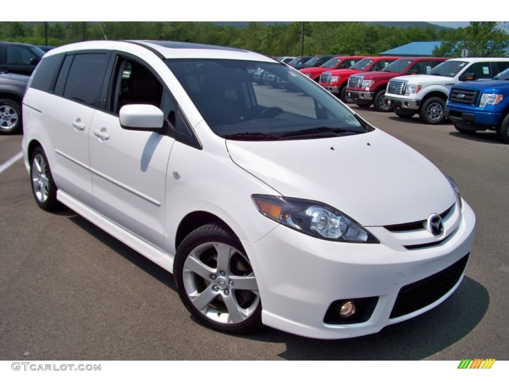 Whitewater Pearl Mica 2007 Mazda MAZDA5 Grand Touring Exterior Photo #50310837