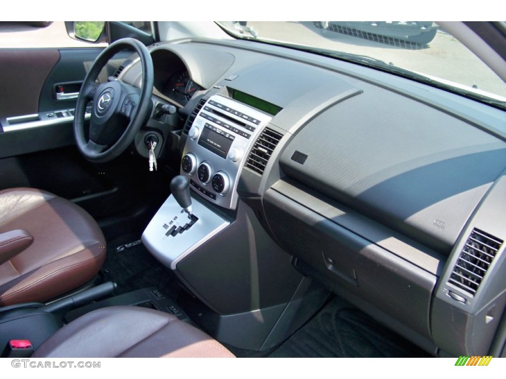 2007 Mazda MAZDA5 Grand Touring Espresso Brown Dashboard Photo #50311101