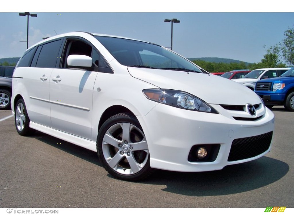 Whitewater Pearl Mica 2007 Mazda MAZDA5 Grand Touring Exterior Photo #50311143