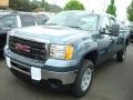 Stealth Gray Metallic 2011 GMC Sierra 3500HD Work Truck Extended Cab 4x4