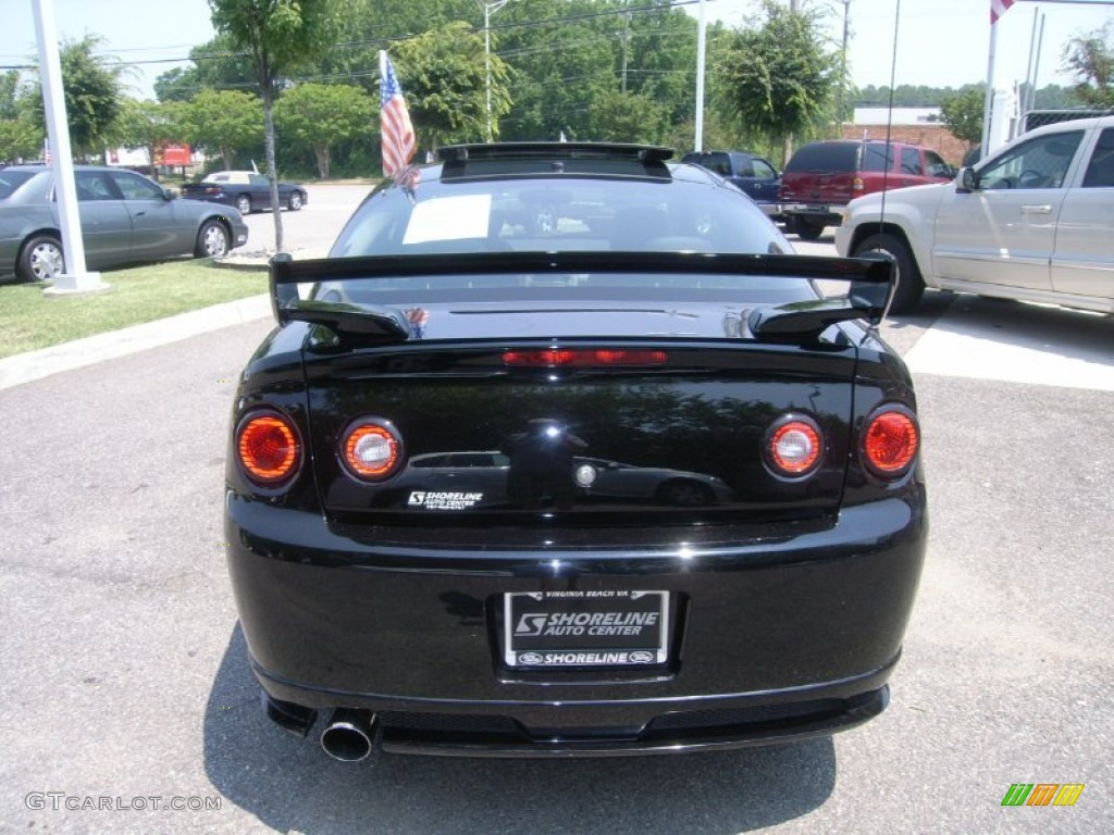 2007 Cobalt SS Supercharged Coupe - Black / Ebony/Red photo #4