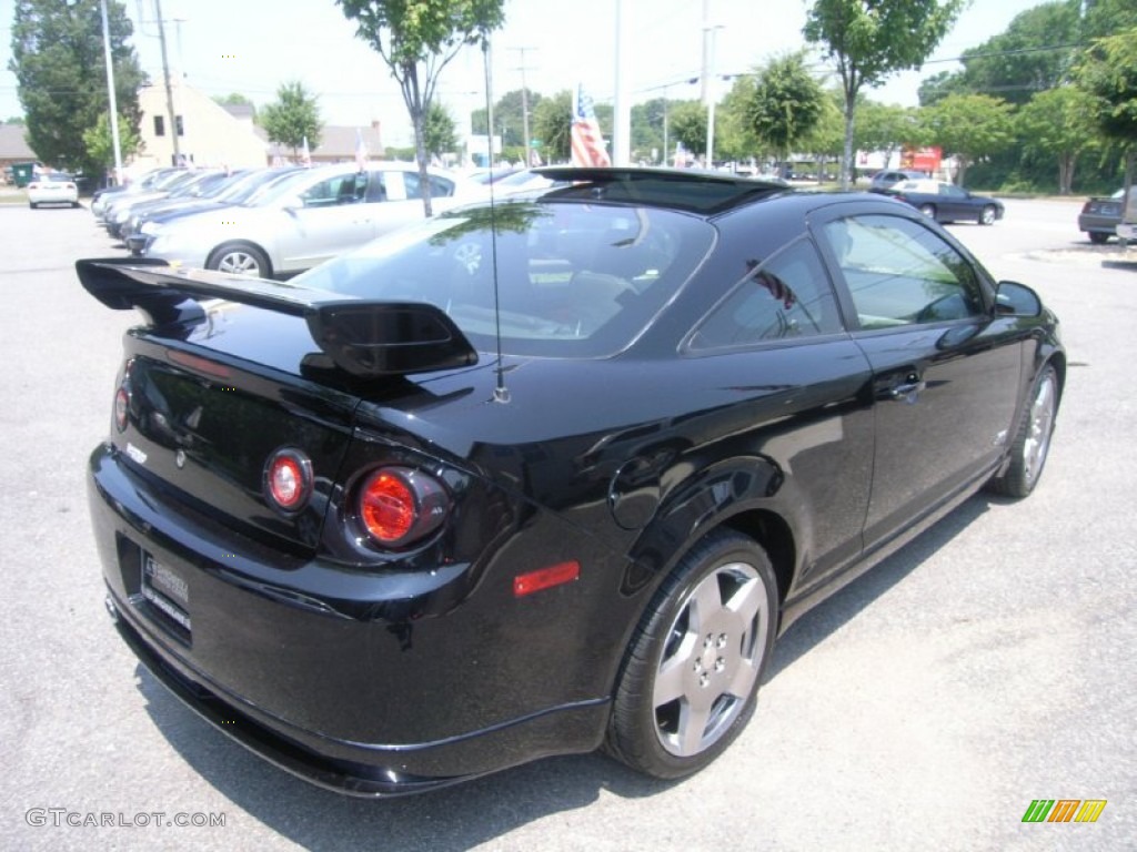 2007 Cobalt SS Supercharged Coupe - Black / Ebony/Red photo #5
