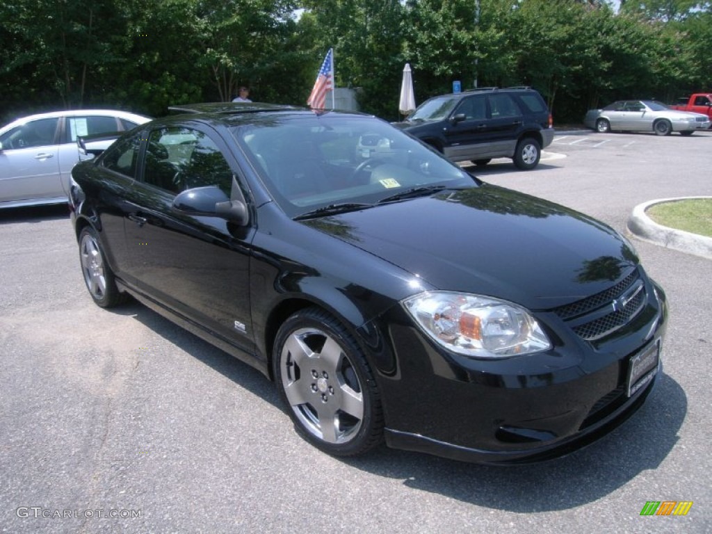 Black 2007 Chevrolet Cobalt SS Supercharged Coupe Exterior Photo #50312799