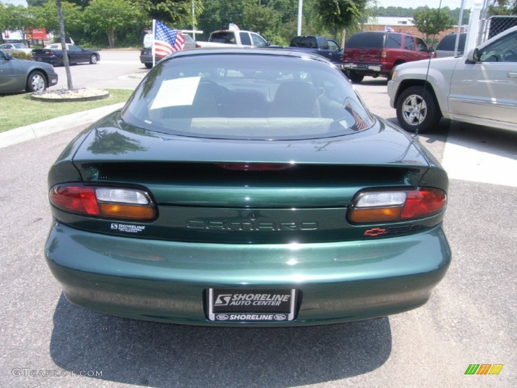 1997 Camaro Z28 Coupe - Polo Green Metallic / Beige photo #4