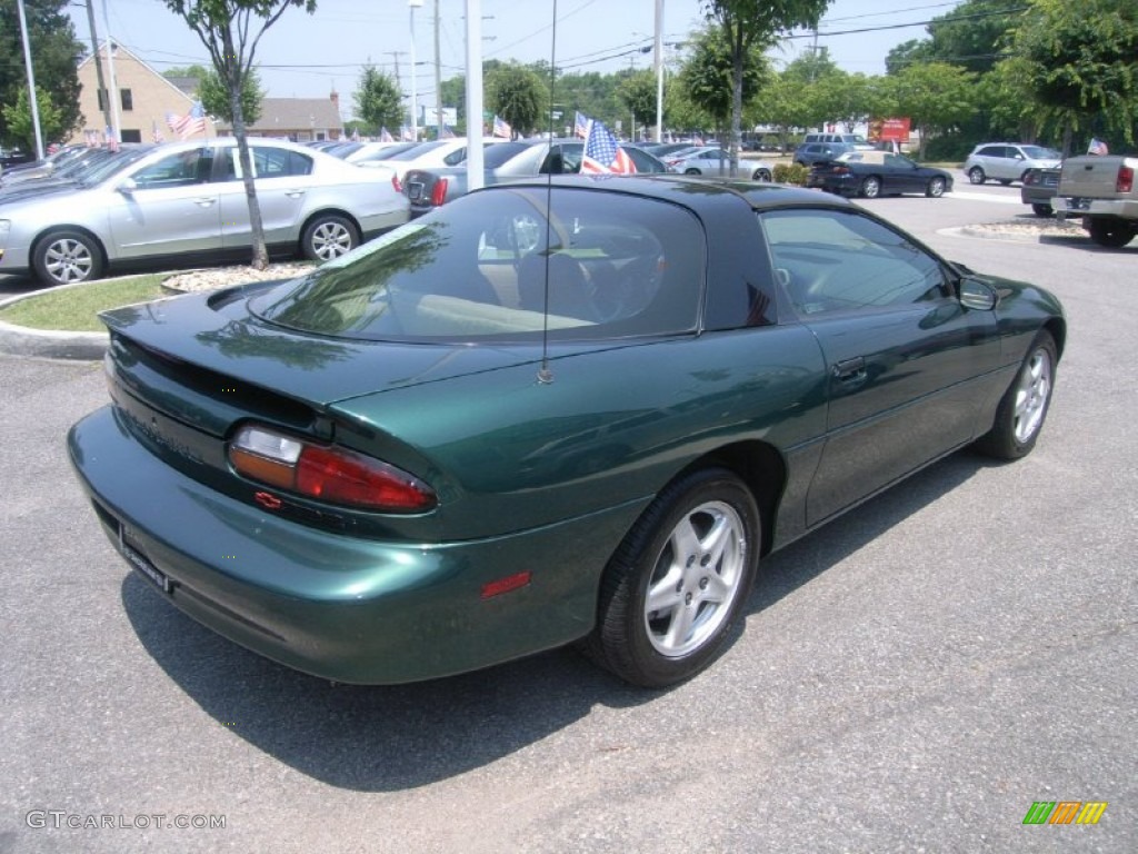 1997 Camaro Z28 Coupe - Polo Green Metallic / Beige photo #5