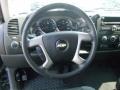 Dark Titanium 2009 Chevrolet Silverado 1500 LT Extended Cab Steering Wheel