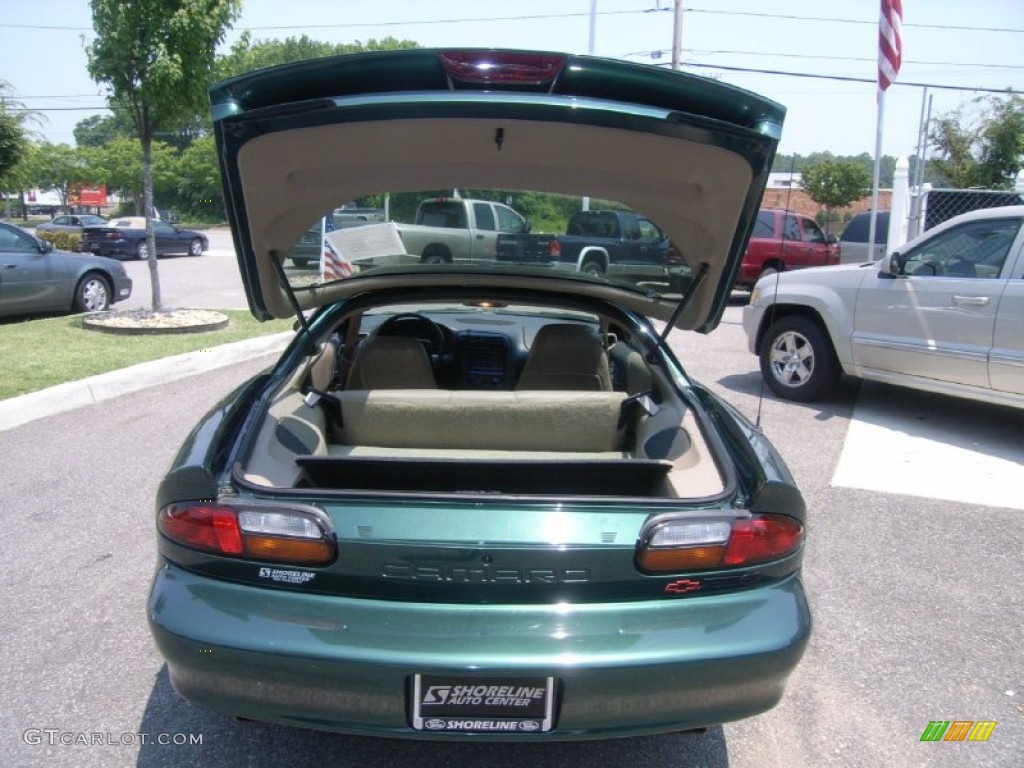 1997 Camaro Z28 Coupe - Polo Green Metallic / Beige photo #11