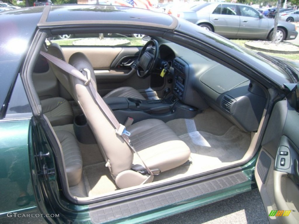 1997 Camaro Z28 Coupe - Polo Green Metallic / Beige photo #13