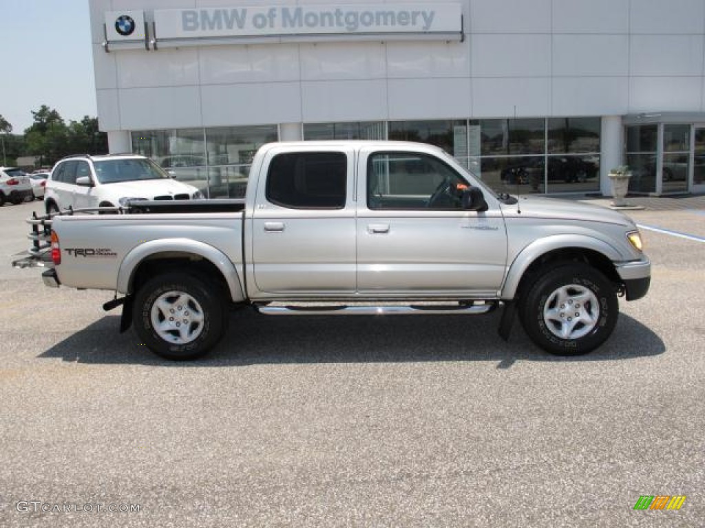 2004 Tacoma V6 PreRunner TRD Double Cab - Lunar Mist Metallic / Charcoal photo #5