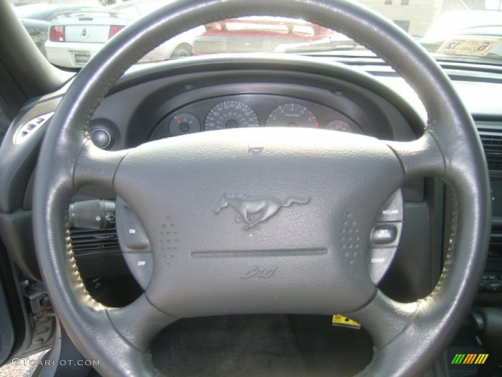 2001 Mustang GT Coupe - Silver Metallic / Dark Charcoal photo #16