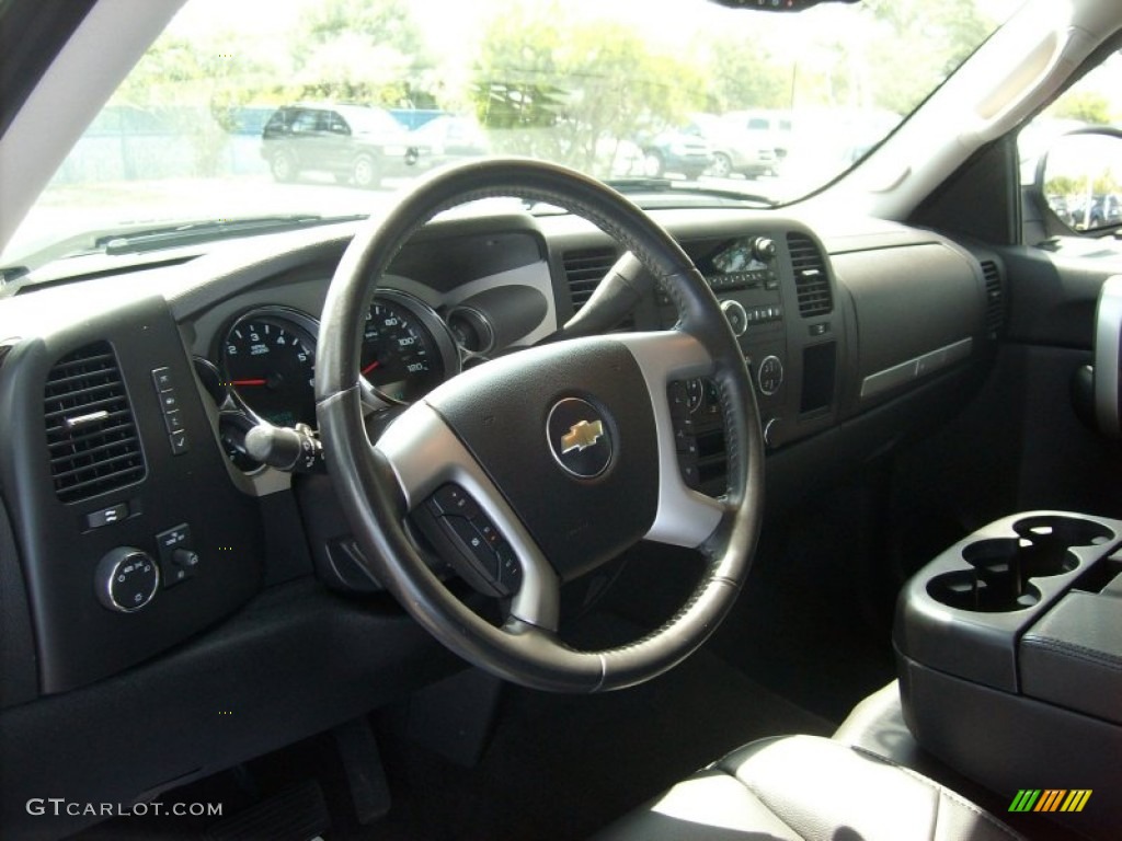 2008 Chevrolet Silverado 1500 LT Extended Cab Ebony Dashboard Photo #50314890
