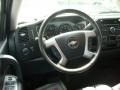 Ebony 2008 Chevrolet Silverado 1500 LT Extended Cab Steering Wheel