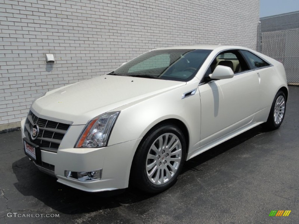 White Diamond Tricoat 2011 Cadillac CTS 4 AWD Coupe Exterior Photo #50315475