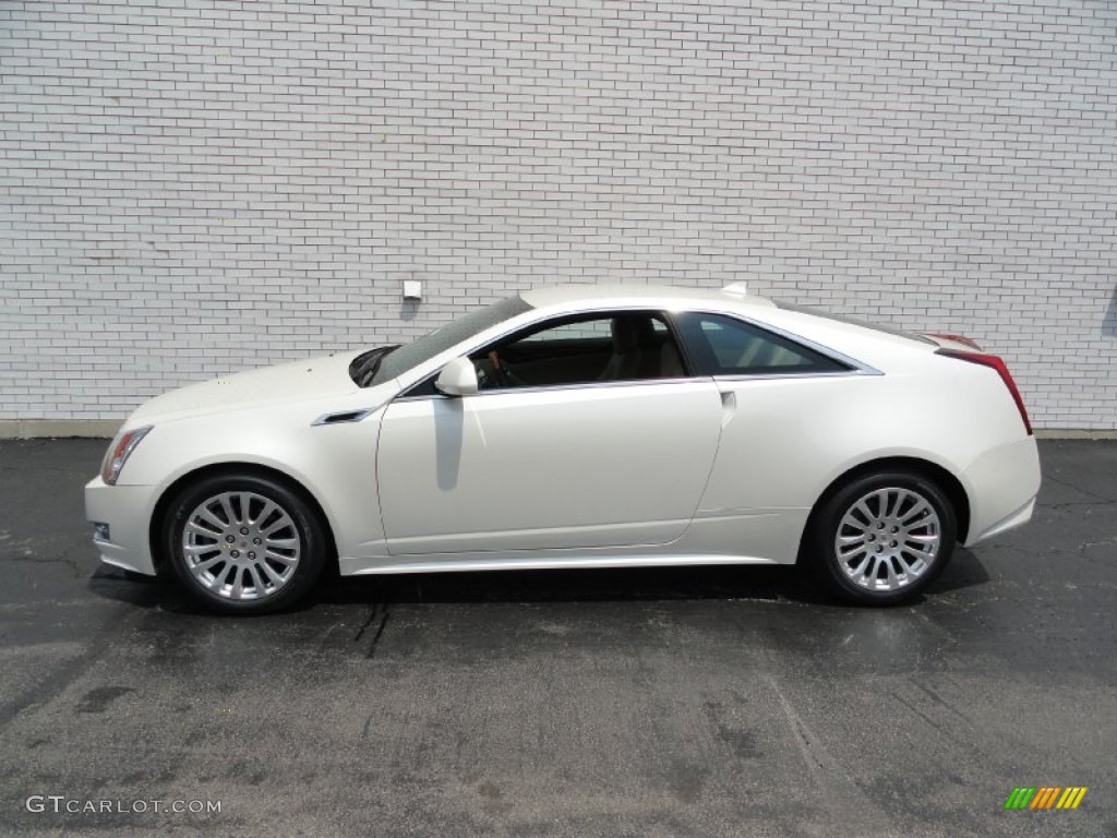 White Diamond Tricoat 2011 Cadillac CTS 4 AWD Coupe Exterior Photo #50315595