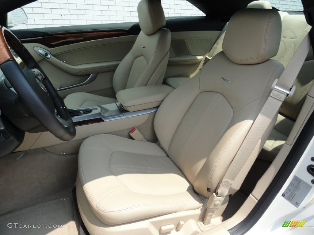 Cashmere/Cocoa Interior 2011 Cadillac CTS 4 AWD Coupe Photo #50315640