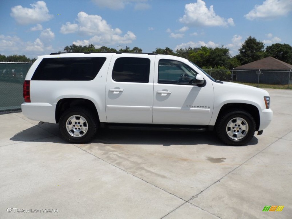 Summit White 2008 Chevrolet Suburban 1500 LT 4x4 Exterior Photo #50315916