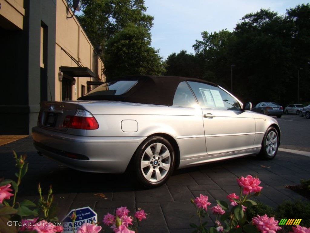 2005 3 Series 325i Convertible - Titanium Silver Metallic / Grey photo #7