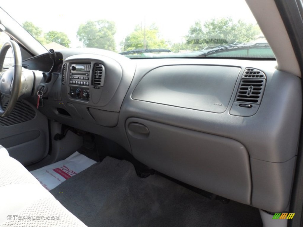 2002 F150 XLT SuperCrew - Dark Shadow Grey Metallic / Dark Graphite photo #35