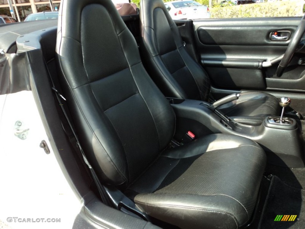 Black Interior 2002 Toyota MR2 Spyder Roadster Photo #50318559