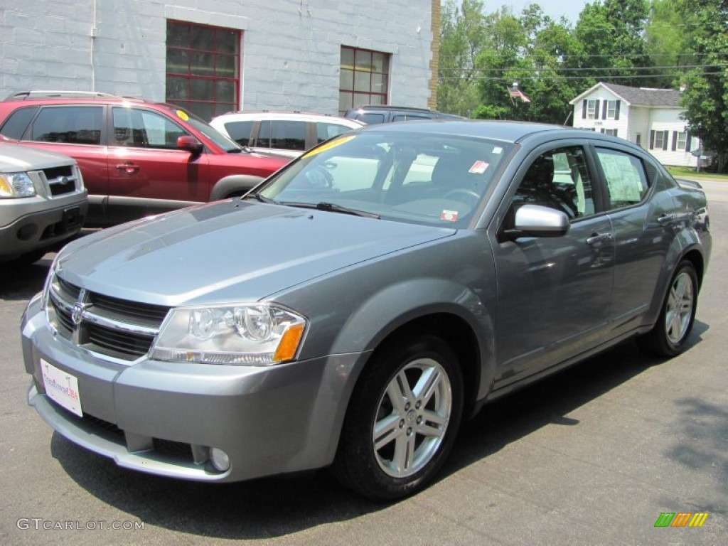 2010 Avenger R/T - Silver Steel Metallic / Dark Slate Gray photo #1